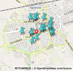 Mappa Via Gallipoli, 73013 Galatina LE, Italia (0.33)