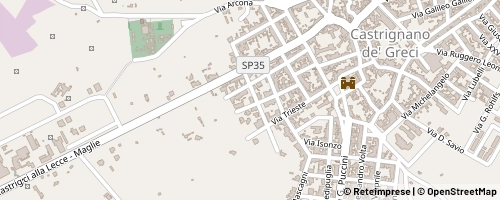 Mappa Castrignano de' Greci