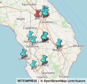 Mappa Piazza Toma G., 73013 Galatina LE, Italia (14.1405)