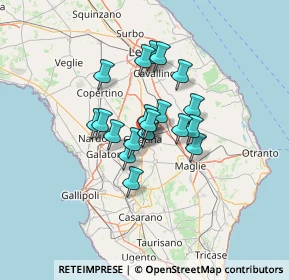 Mappa Piazza Toma G., 73013 Galatina LE, Italia (9.287)