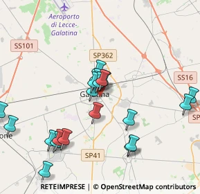 Mappa Piazza Toma G., 73013 Galatina LE, Italia (4.3725)