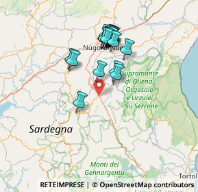 Mappa Strada Statale 389var di Buddusò e del Correboi, 08024 Mamoiada NU, Italia (14.0875)