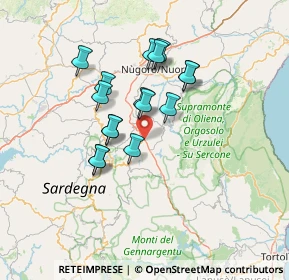 Mappa Strada Statale 389var di Buddusò e del Correboi, 08024 Mamoiada NU, Italia (12.17813)