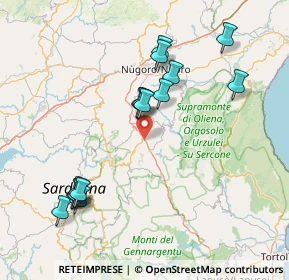 Mappa Strada Statale 389var di Buddusò e del Correboi, 08024 Mamoiada NU, Italia (17.602)