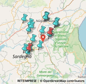 Mappa Strada Statale 389var di Buddusò e del Correboi, 08024 Mamoiada NU, Italia (12.8205)