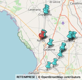 Mappa Via Padreterno, 73048 Nardò LE, Italia (8.3185)