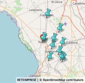 Mappa Via Padreterno, 73048 Nardò LE, Italia (6.51545)