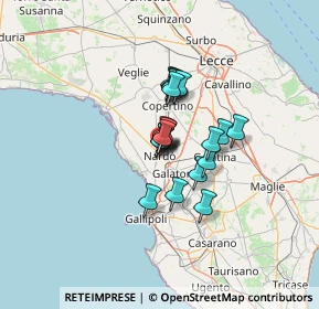 Mappa Via Padreterno, 73048 Nardò LE, Italia (8.5055)
