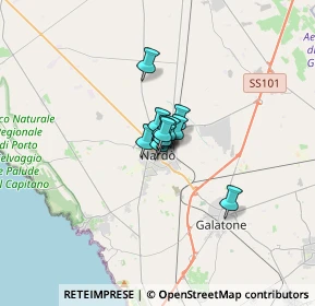 Mappa Via Padreterno, 73048 Nardò LE, Italia (1.22182)