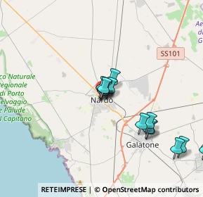 Mappa Via Padreterno, 73048 Nardò LE, Italia (4.06714)