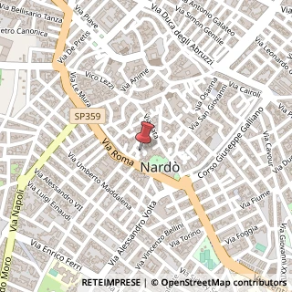 Mappa Via Padreterno, 5, 73048 Nardò, Lecce (Puglia)