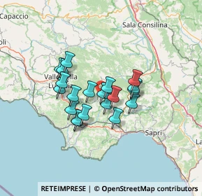 Mappa 84040 Alfano SA, Italia (10.529)