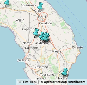 Mappa Via Potenza, 73013 Galatina LE, Italia (12.45833)