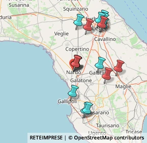 Mappa Via Lata, 73048 Nardò LE, Italia (15.85125)