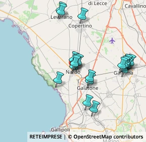 Mappa Via Lata, 73048 Nardò LE, Italia (7.8395)