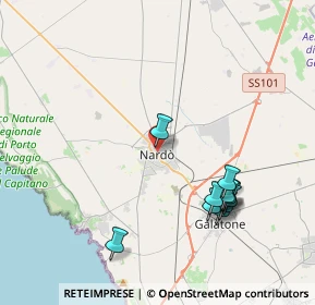 Mappa Via Lata, 73048 Nardò LE, Italia (4.46)