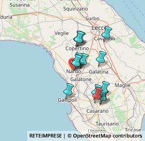 Mappa 73048 Nardò LE, Italia (12.06333)