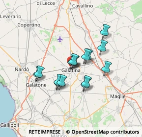 Mappa Via San Rocco, 73013 Galatina LE, Italia (5.47067)