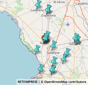 Mappa Via Cialdini, 73048 Nardò LE, Italia (7.6095)
