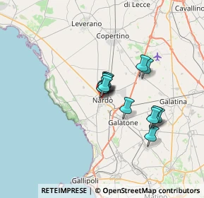 Mappa Via Cialdini, 73048 Nardò LE, Italia (4.81462)