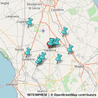 Mappa 73013 Galatina LE, Italia (5.60833)