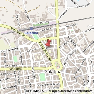 Mappa Via Gioacchino Toma, 44, 73013 Galatina, Lecce (Puglia)