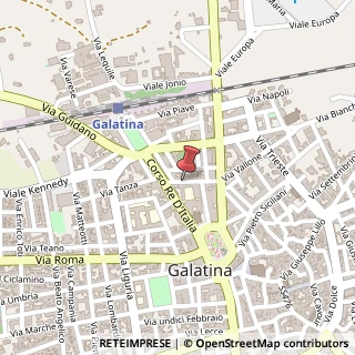 Mappa Via Taranto, 28, 73013 Galatina, Lecce (Puglia)