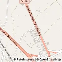 Map Corigliano d'Otranto