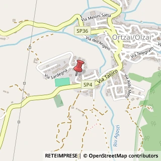 Mappa Via sardegna, 08020 Olzai, Nuoro (Sardegna)