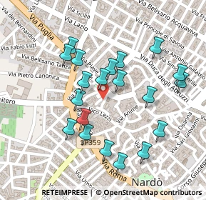 Mappa Via Giovanni Lopez, 73048 Nardò LE, Italia (0.245)