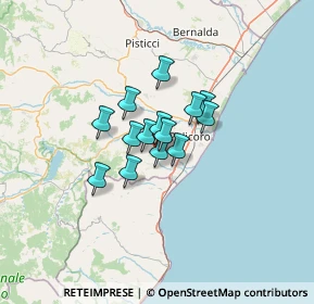 Mappa Strada Provinciale Bretella Sinni, 75026 Rotondella MT, Italia (8.08643)