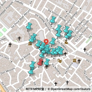 Mappa Via G. B. de Michele, 73048 Nardò LE, Italia (0.09615)