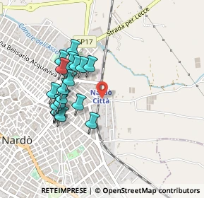 Mappa Via Mangani, 73048 Nardò LE, Italia (0.4555)