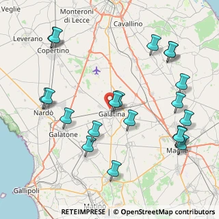 Mappa Via vecchia Lequile, 73013 Galatina LE, Italia (10.3735)