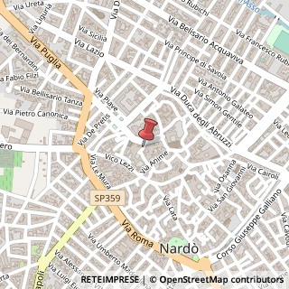 Mappa Via Seminario, 14, 73048 Nardò, Lecce (Puglia)