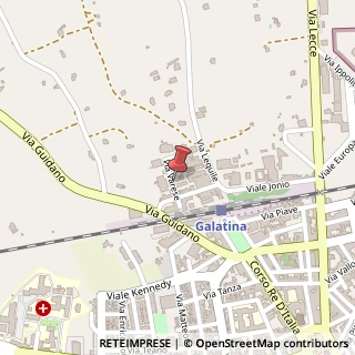 Mappa Via Varese, 39, 73013 Galatina, Lecce (Puglia)