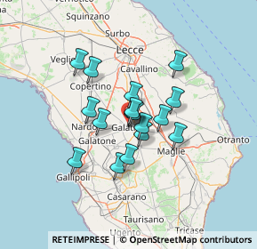 Mappa Galatina, 73013 Galatina LE, Italia (9.92294)