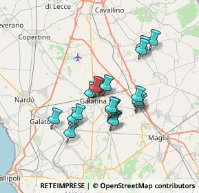 Mappa Via Bologna, 73013 Galatina LE, Italia (5.97789)