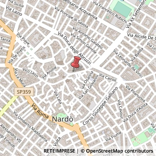 Mappa Corso Vittorio Emanuele II, 7, 73048 Nardò, Lecce (Puglia)