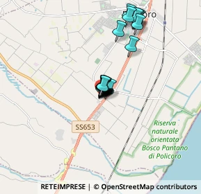 Mappa Strada Statale 106 Jonica km 422 C.C. Heraclea, 75025 Policoro MT, Italia (1.1915)