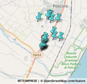 Mappa Strada Statale 106 Jonica km 422 C.C. Heraclea, 75025 Policoro MT, Italia (1.1455)