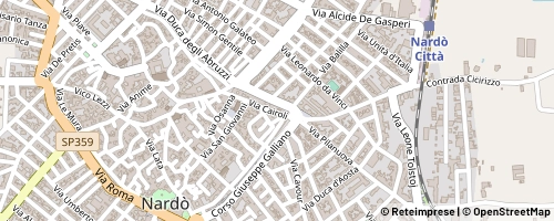 Mappa Nardò