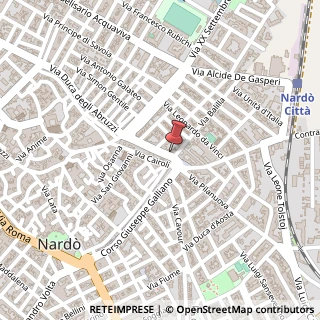 Mappa Via Grassi, 35, 73048 Nardò, Lecce (Puglia)