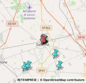 Mappa Via Pavia, 73013 Galatina LE, Italia (2.56)