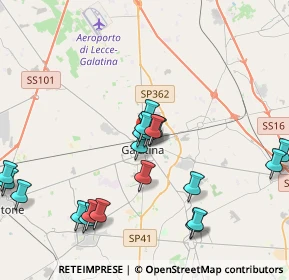 Mappa Via Pavia, 73013 Galatina LE, Italia (4.6245)