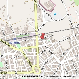 Mappa Via Pavia, 2, 73013 Galatina, Lecce (Puglia)
