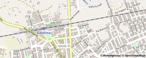 Mappa Galatina