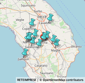 Mappa Via Torquato Tasso, 73013 Galatina LE, Italia (9.41286)