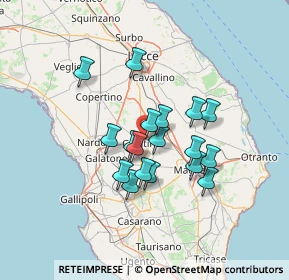 Mappa Via Torquato Tasso, 73013 Galatina LE, Italia (11.28)