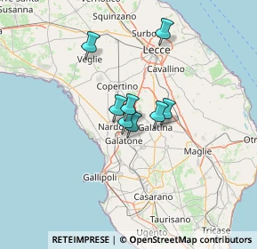 Mappa Strada Statale, 73044 Galatone LE, Italia (23.53)